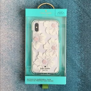 Kate Spade White Floral iPhone XS & X Case